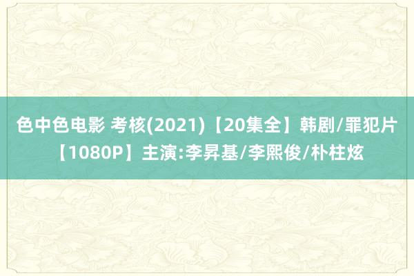 色中色电影 考核(2021)【20集全】韩剧/罪犯片【1080P】主演:李昇基/李熙俊/朴柱炫